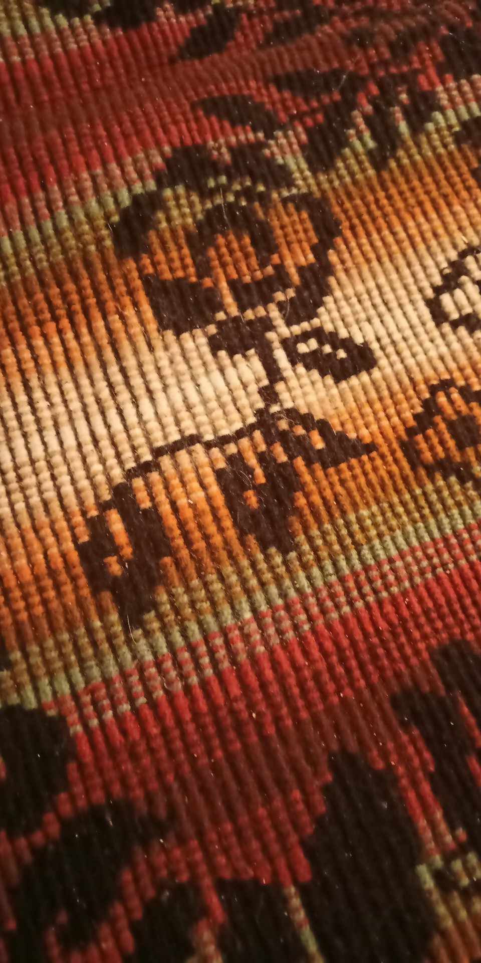 Dywan pleciony wełna 3/2 kilim makata