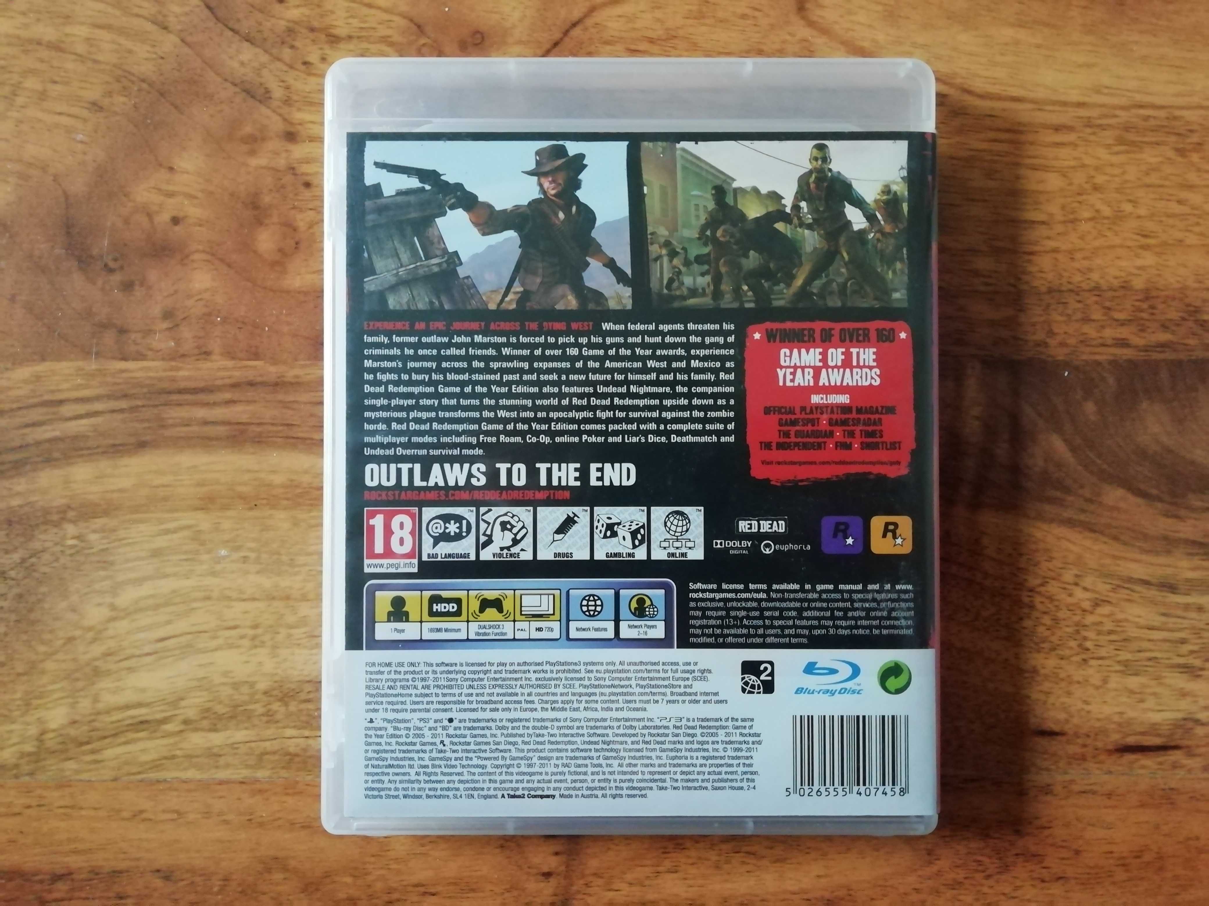 Red Dead Redemption GOTY PS3