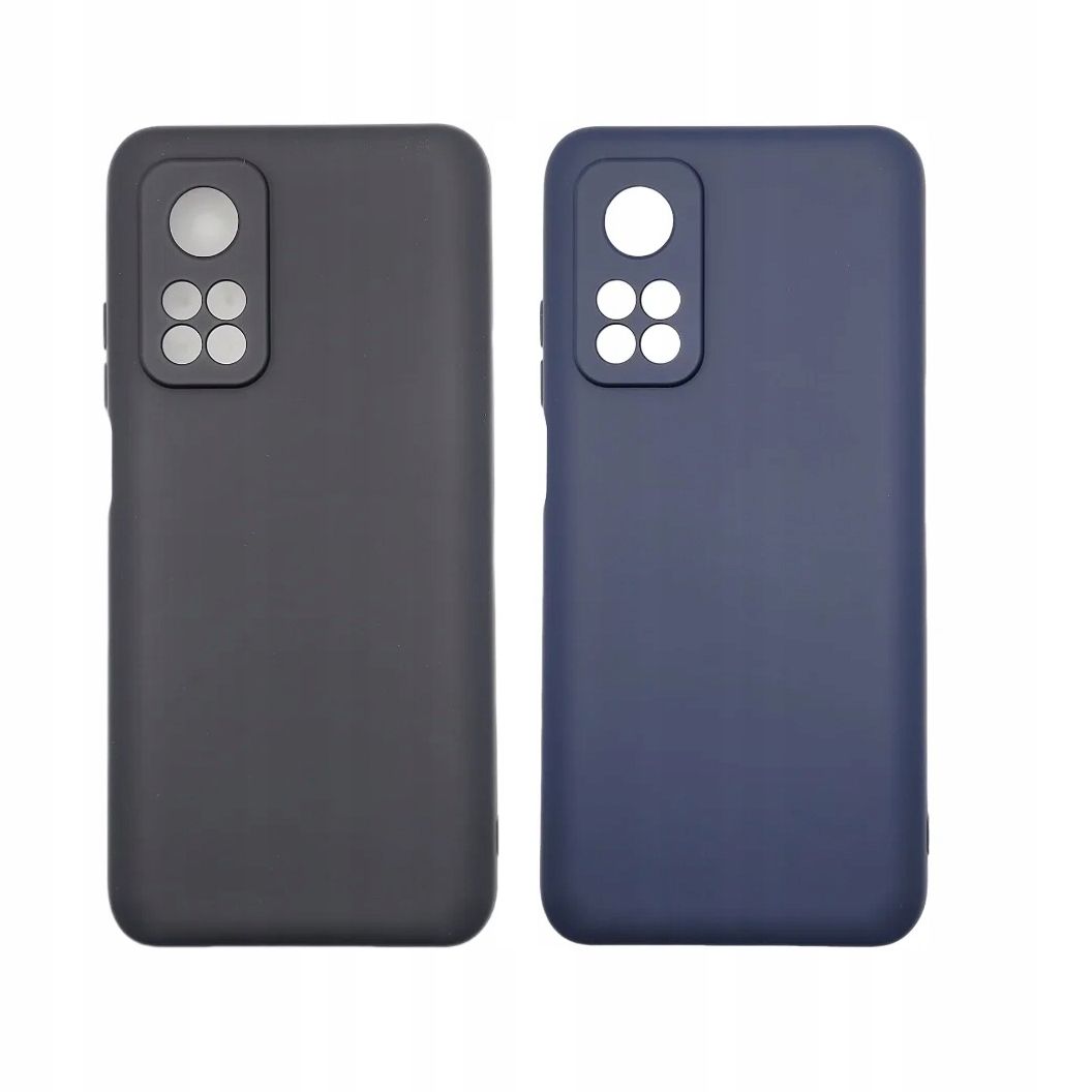 2x Etui Soft Touch do Xiaomi Mi 10T/10T Pro Czarny i Granatowy