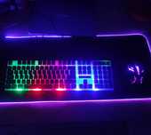 KLAWIATURA + MYSZ gamingowy zestaw dla gracza led rgb