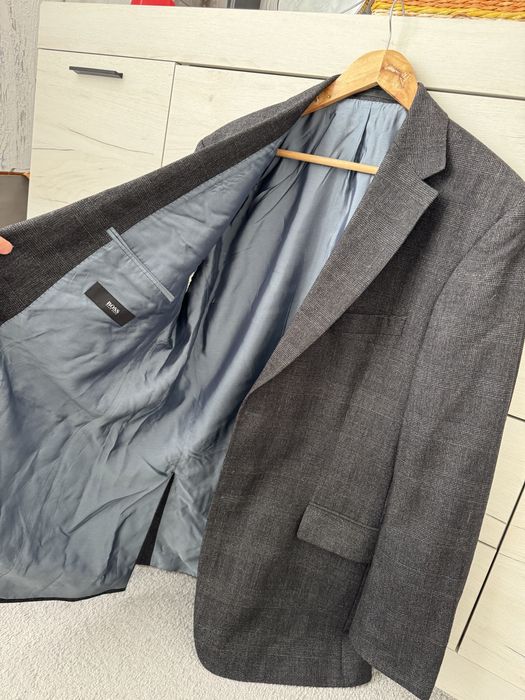 Чоловічій базовий піджак wool 100 % Hugo Boss оригінал 54 р