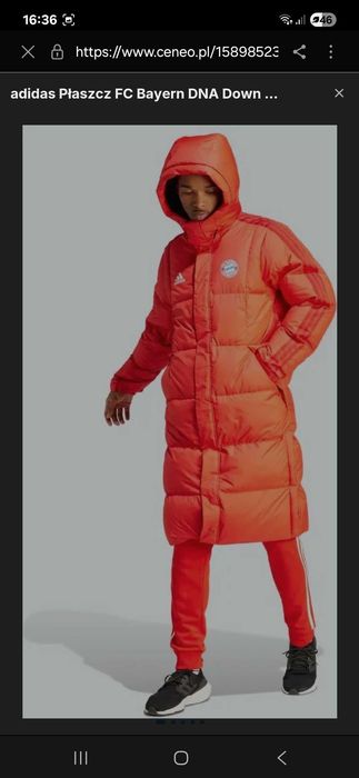 Sprzedam 
adidas Płaszcz FC Bayern DNA Down HY3287