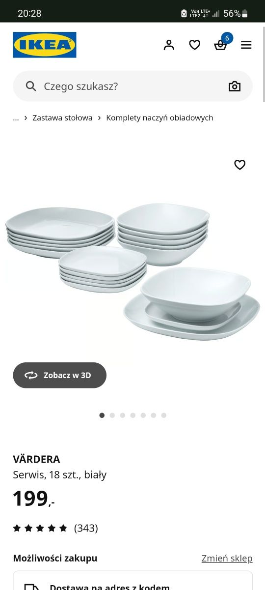 Zastawa stołowa VARDERA
