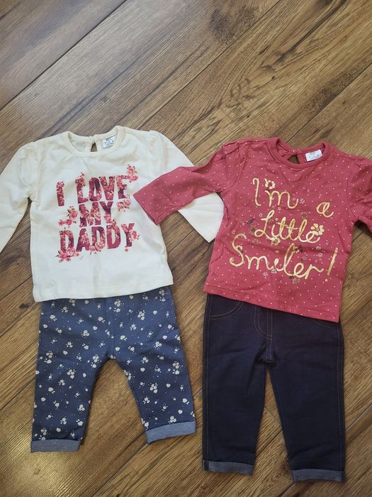 2 Zestawy  bluzki i leginsy