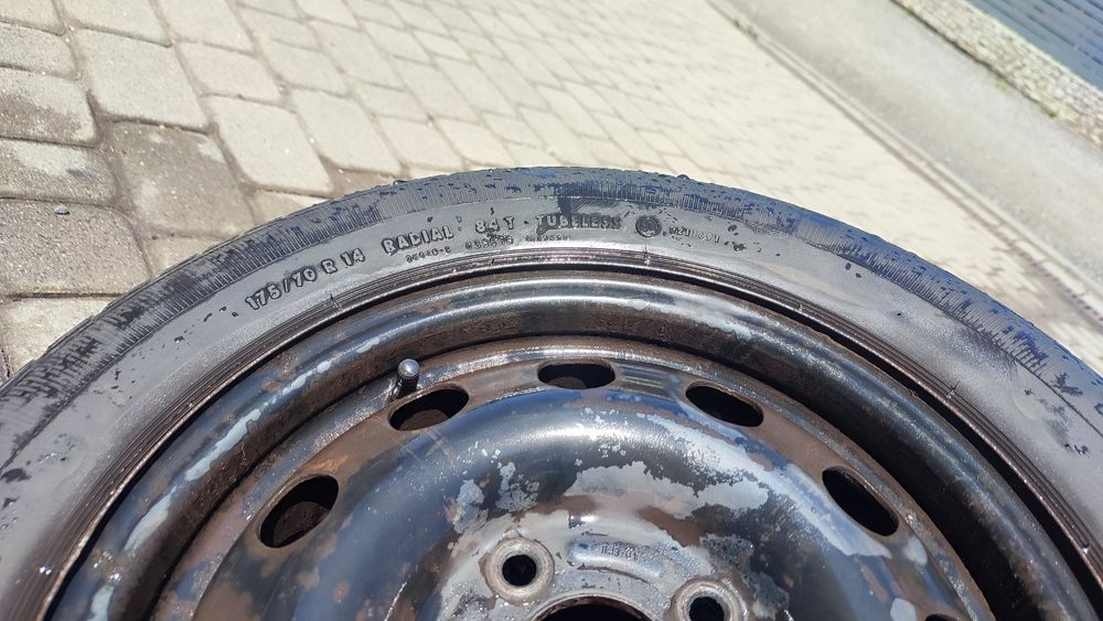 Opony letnie+felgi 175/70 r14