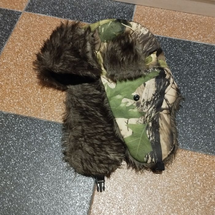 rap шапка ушанка camo