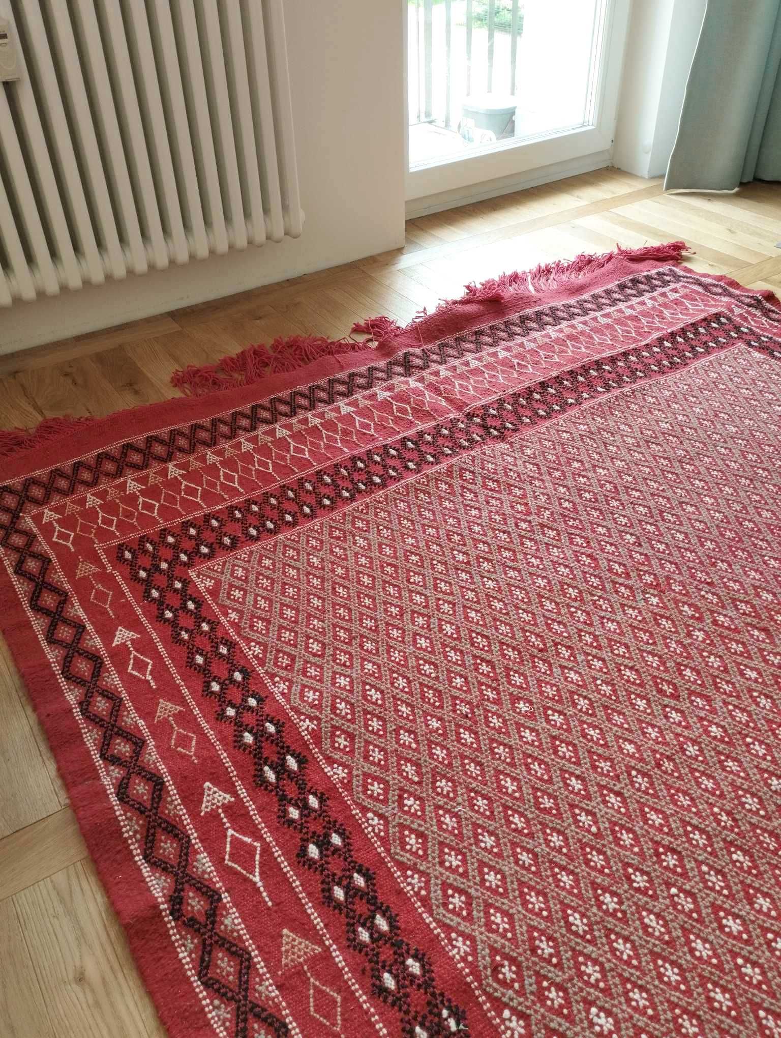 Oryginalny tkany dywan tunezyjski Mergoum, 266x163 cm Certyfikat