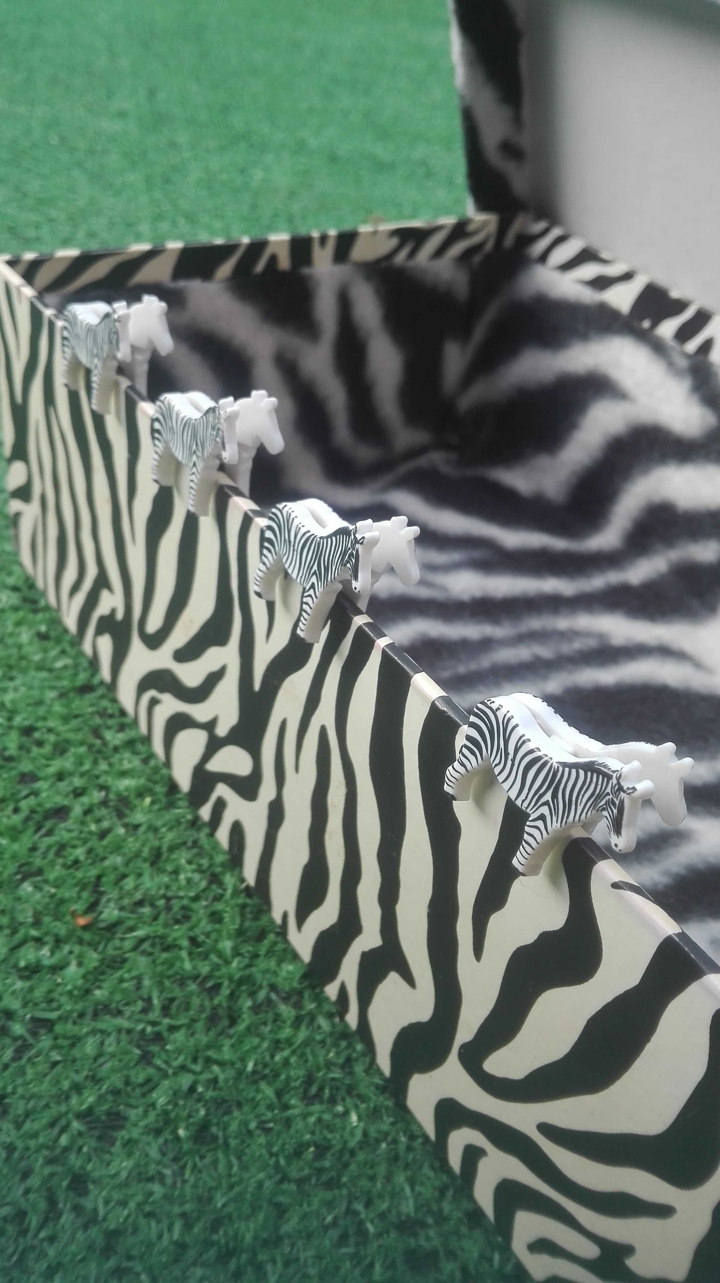 Pudełko motyw zebra