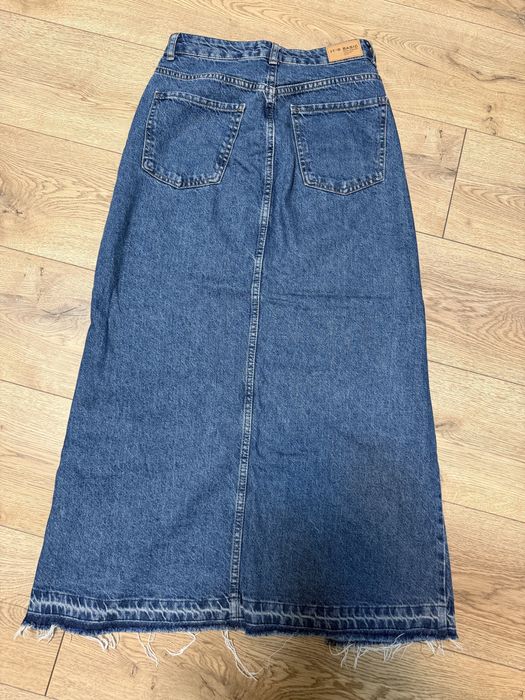 Джинсова спідниця максі