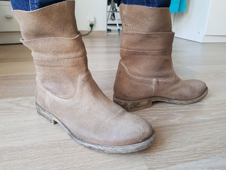 Botki zamszowe 39r