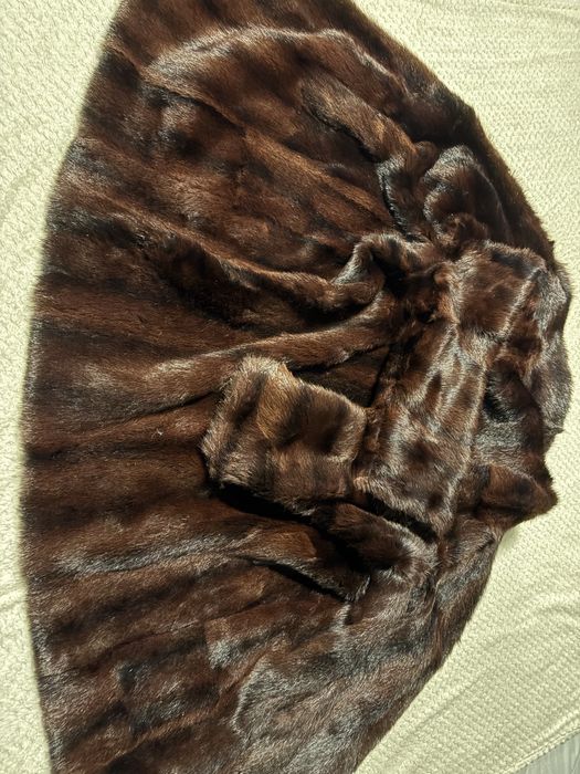 Eleganckie futro z norki