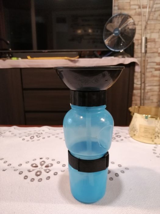 przenośna butelka z miską dla psa,