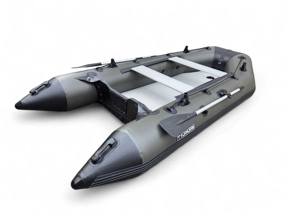 Ponton KORMORAN 330AD DARK GREY AirDeck ciemno zielony/czarny