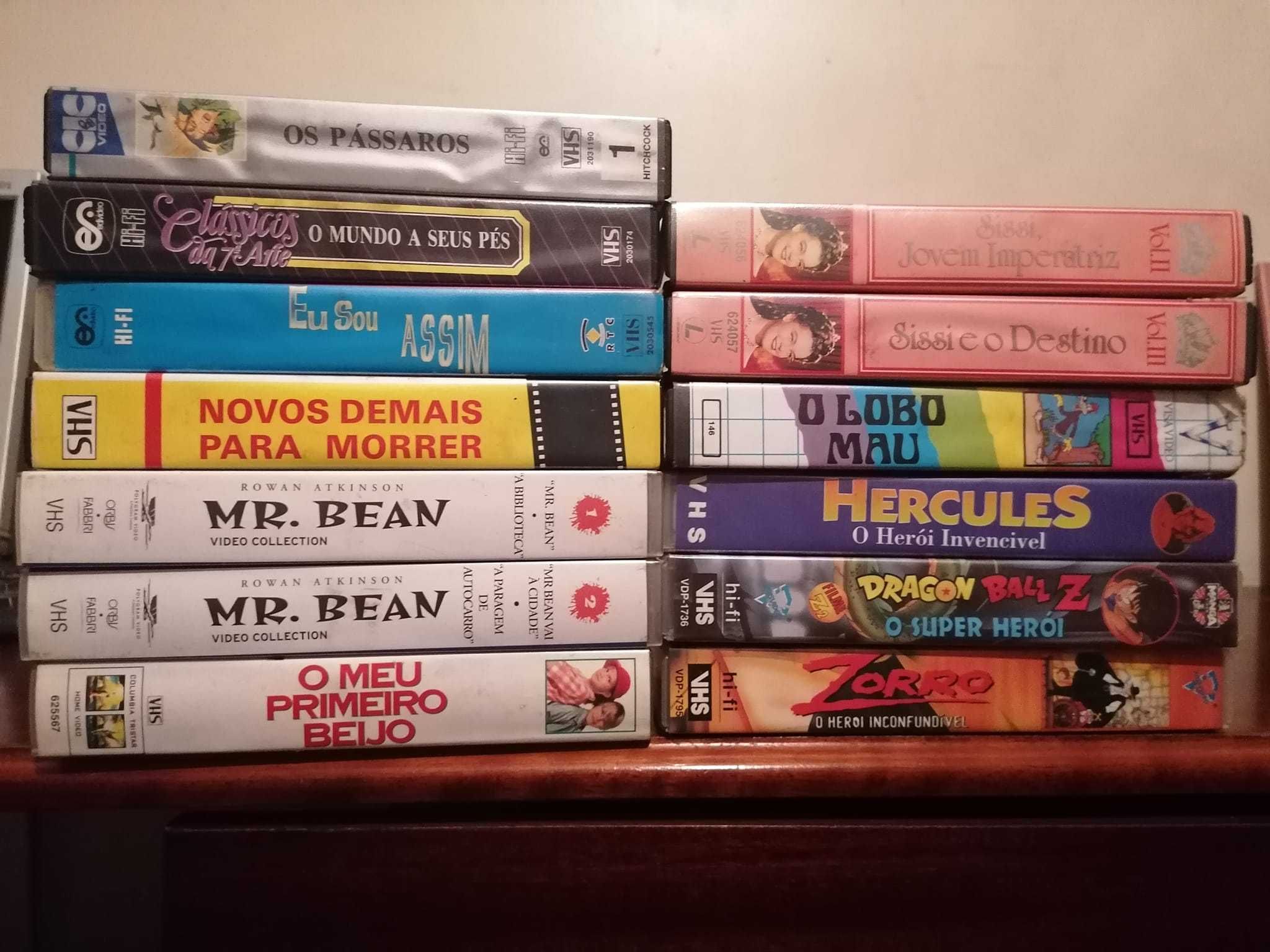 Cassetes VHS originais