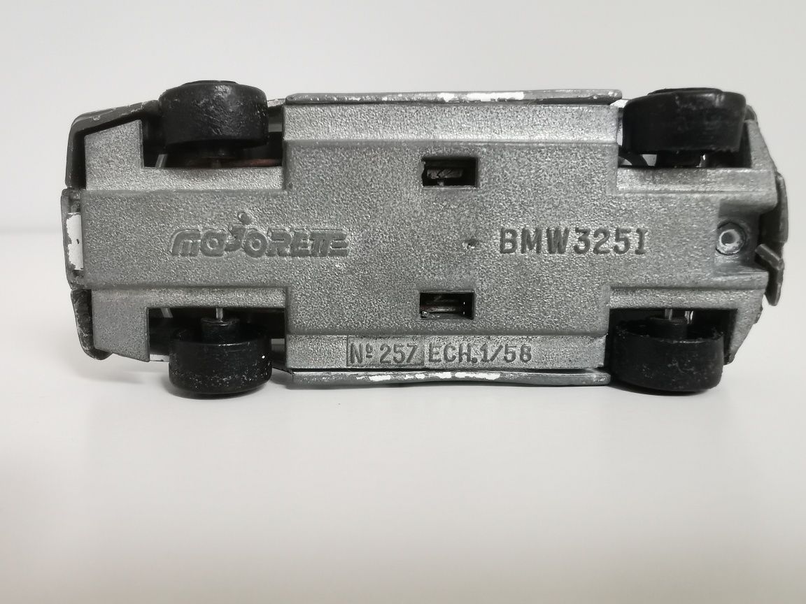 Majorette Model Resorak BMW 325i E36 Polizei Unikat Vintage 1/58