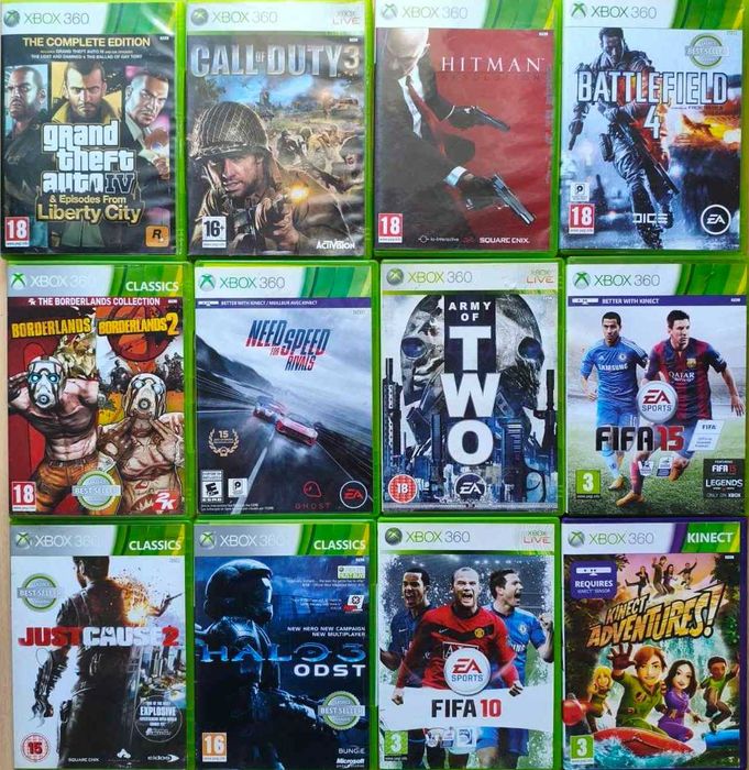 Дискі ігри Xbox360 Ліцензійні