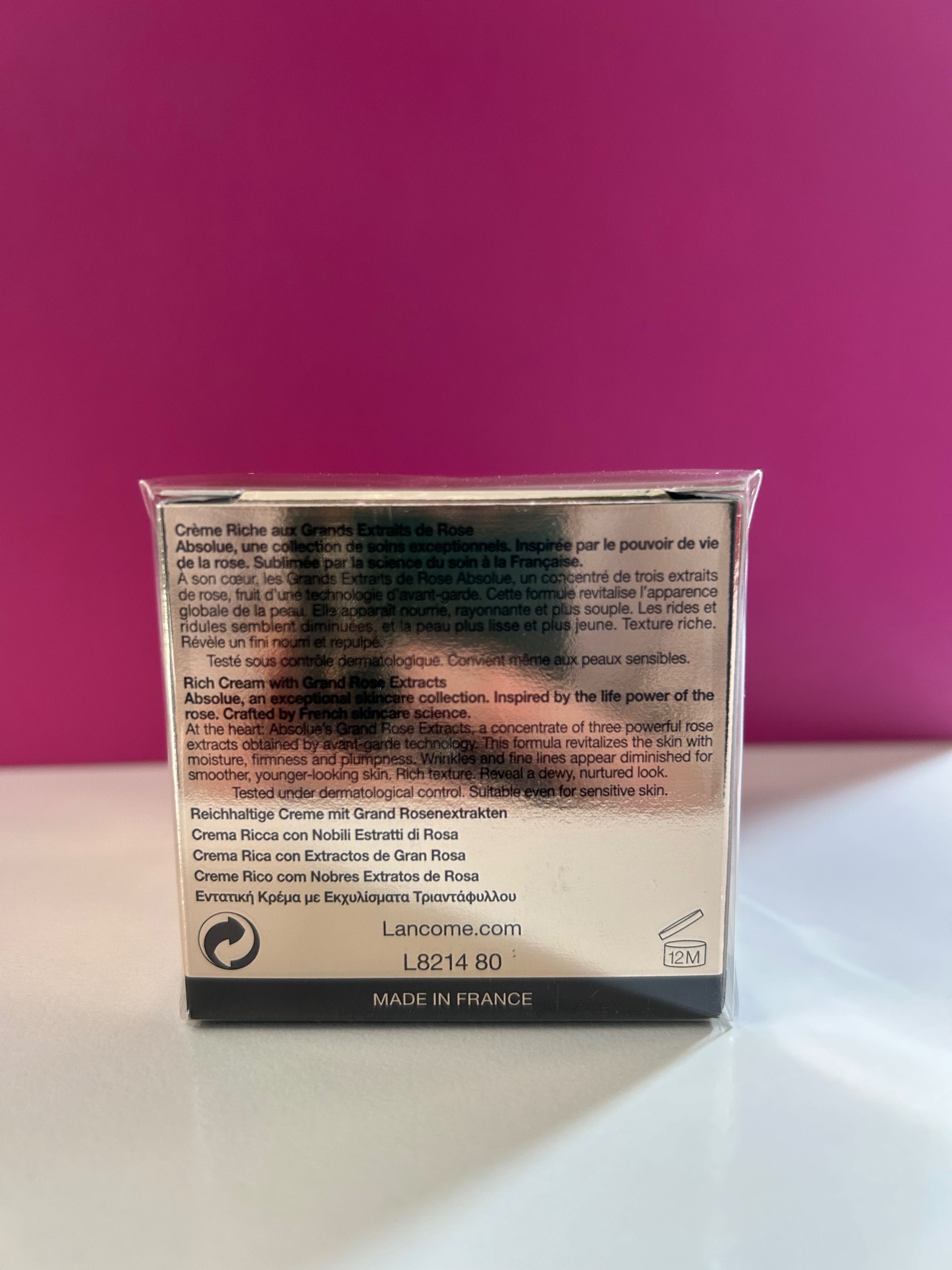 Renergie Absolue Lancome Krem do twarzy z ekstraktem z róży 15 ml