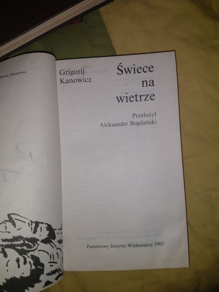 Świece na wietrze. G. Kanowicz