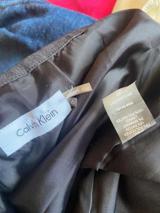 Xs s calvin klein spodnica olowkowa  midi basic oryginal jakosc