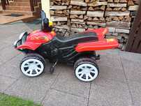 Quad na pedały czerowny