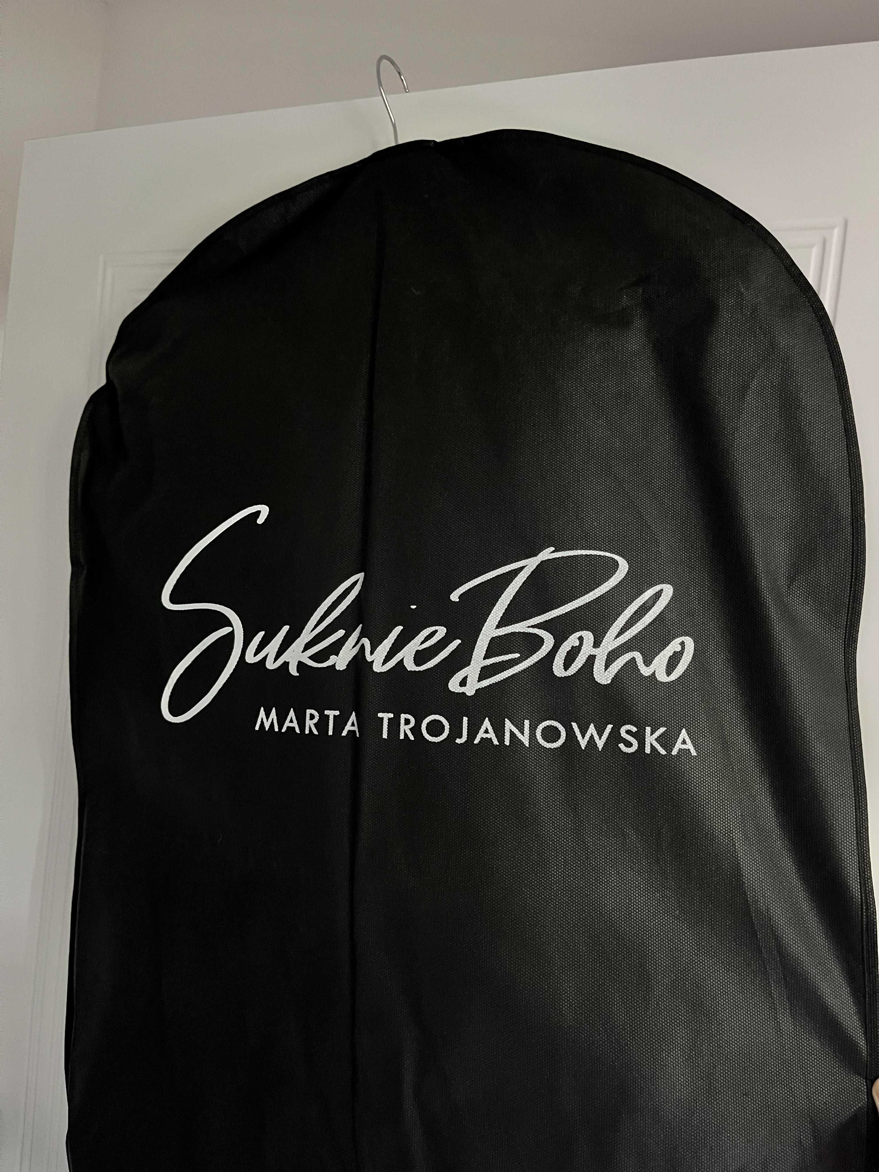 Suknia ślubna boho, rustykalna, Marta Trojanowska