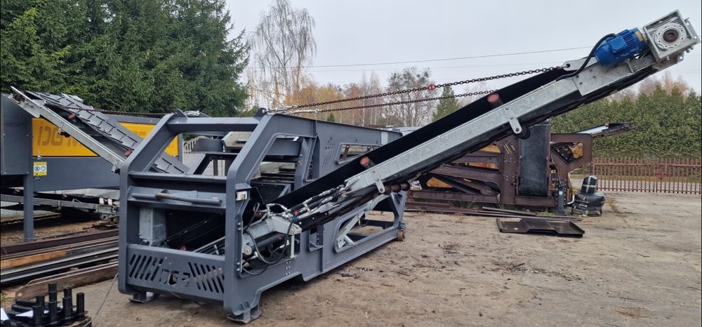 Przesiewacz, DG MACHINES, 3 frakcje, kamień, ziemia, tłuczeń, diesel