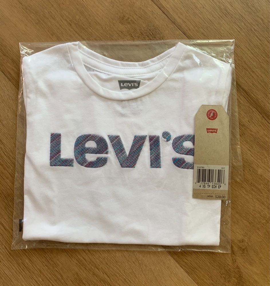 Футболка Levis вишивка 3-4 роки