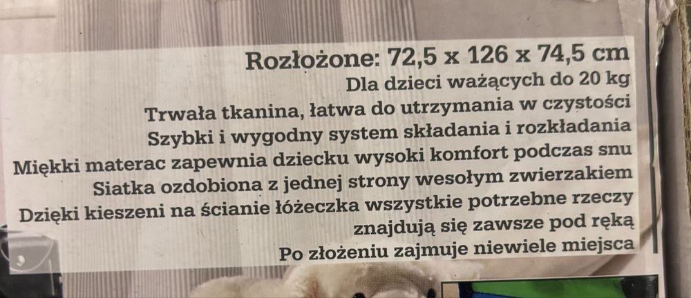 Łóżeczko turystyczne