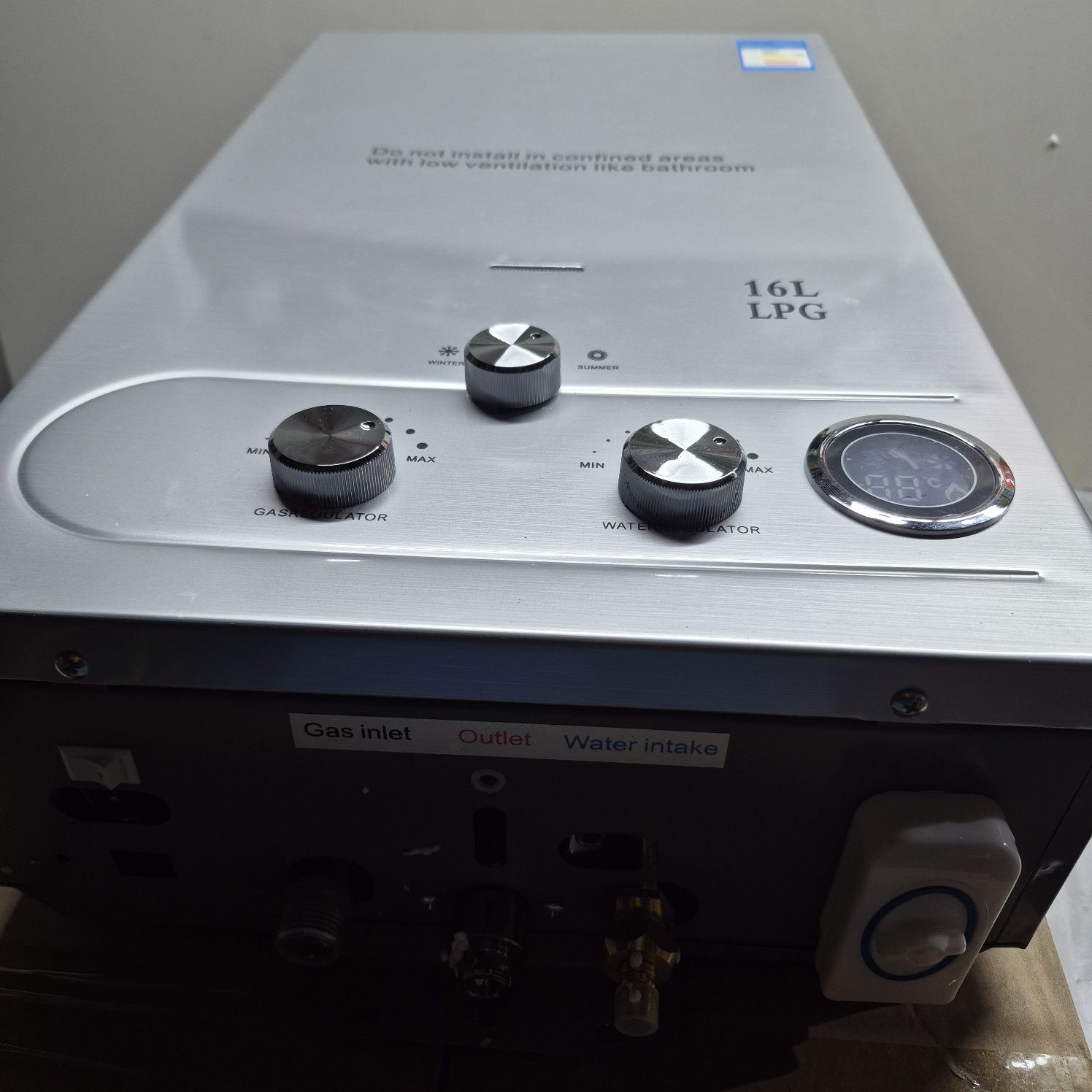 24KW Piecyk Gazowy na Butle  12L LPG Propan Bezzbiornikowa głowica pry