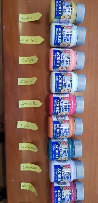 Tintas Acrilex novas