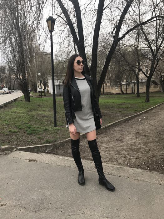 Саплги ботфорды Zara