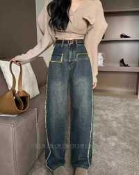Женские дизайнерские джинсы с необработанными краями