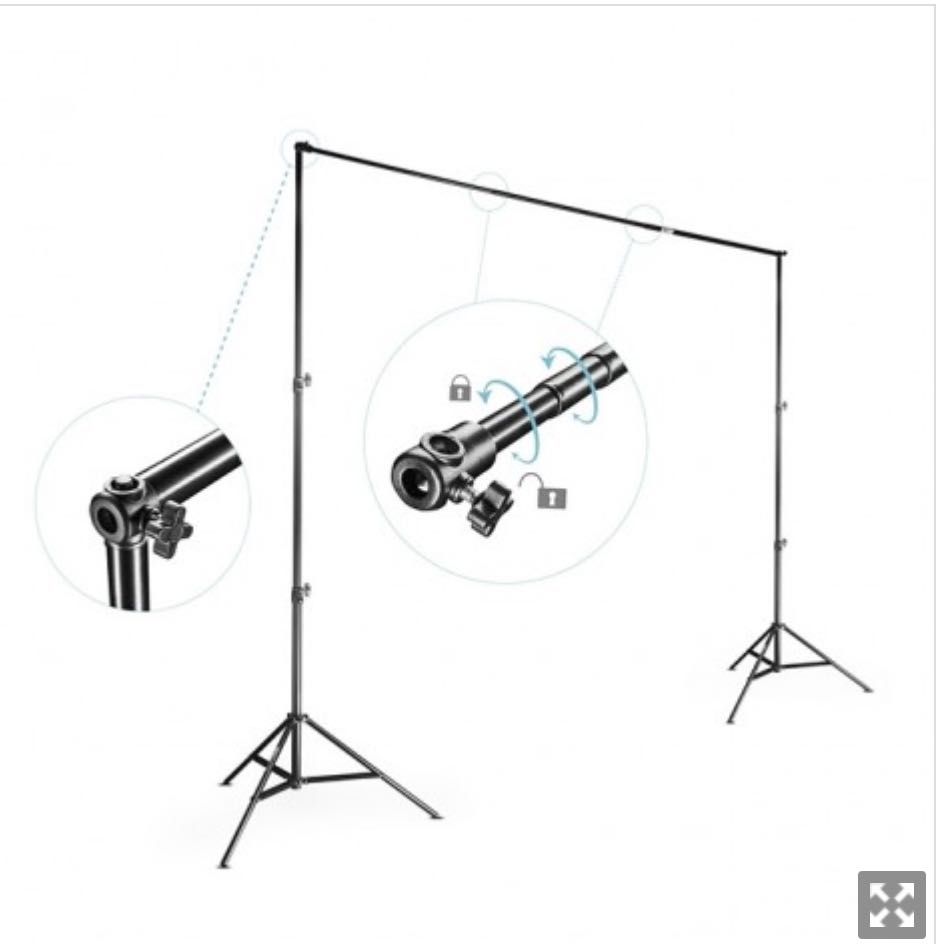 Kit Suporte de fundos Walimex 120-307