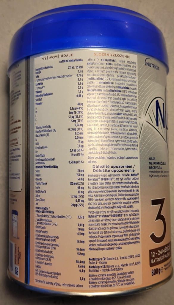 Mleko Nutrilon 3 dla dzieci – nowe, oryginalnie zapakowane