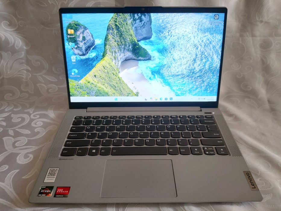 Szybki laptop Lenovo Ryzen 7 OŚMIORDZENIOWY, 16GB RAM DDR4, 512GB SSD