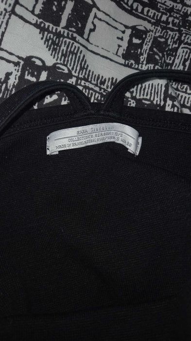 Чёрная майка zara