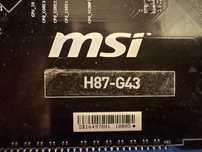 Plyta MSI H87-G43 Intel i5 32gb Ram Wi-Fi 6
