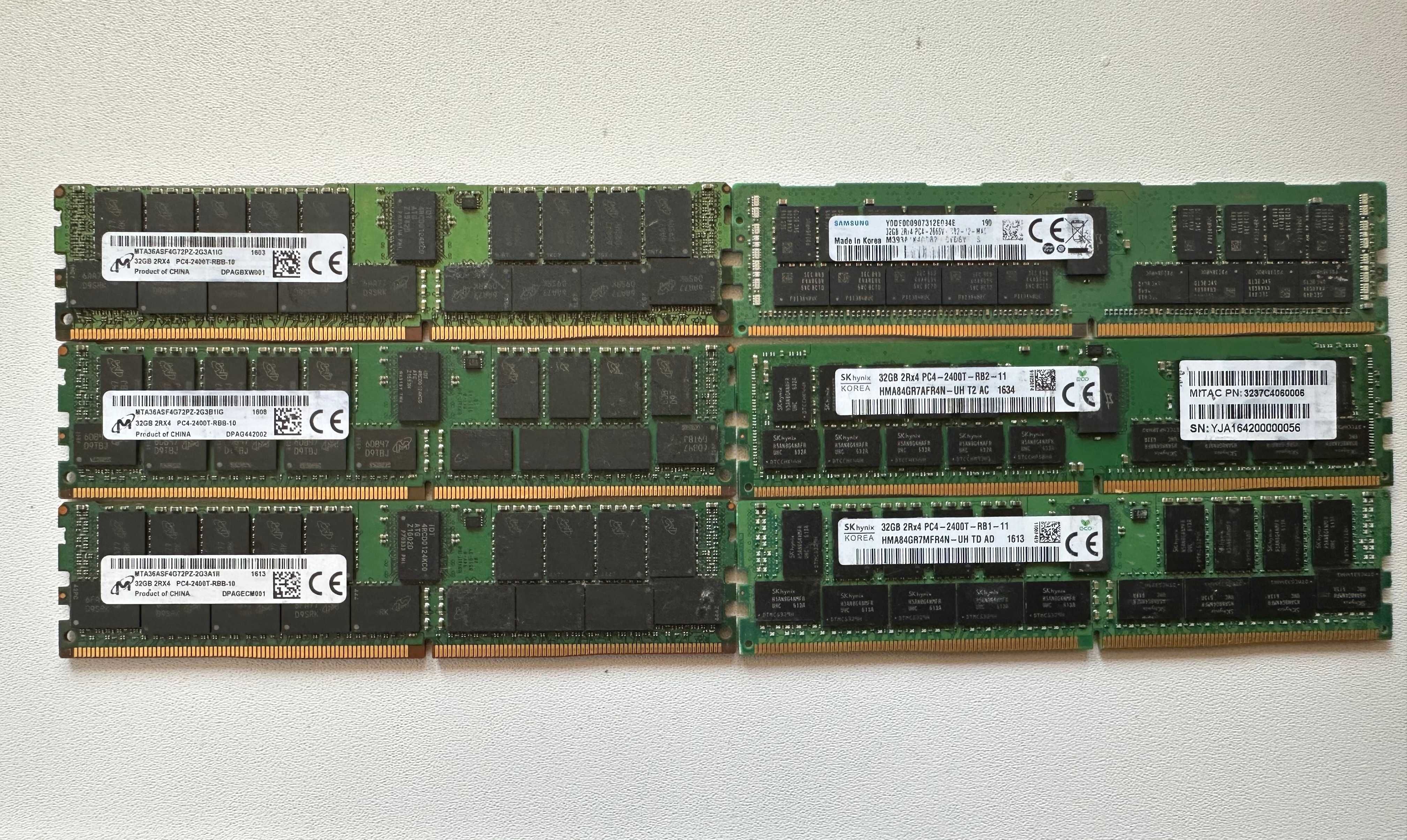 Серверна оперативна память DDR4 4-16-32Gb 2133P-2400T