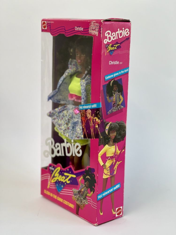 Vintage Barbie Christie & The Beats Glow in th Dark 1989