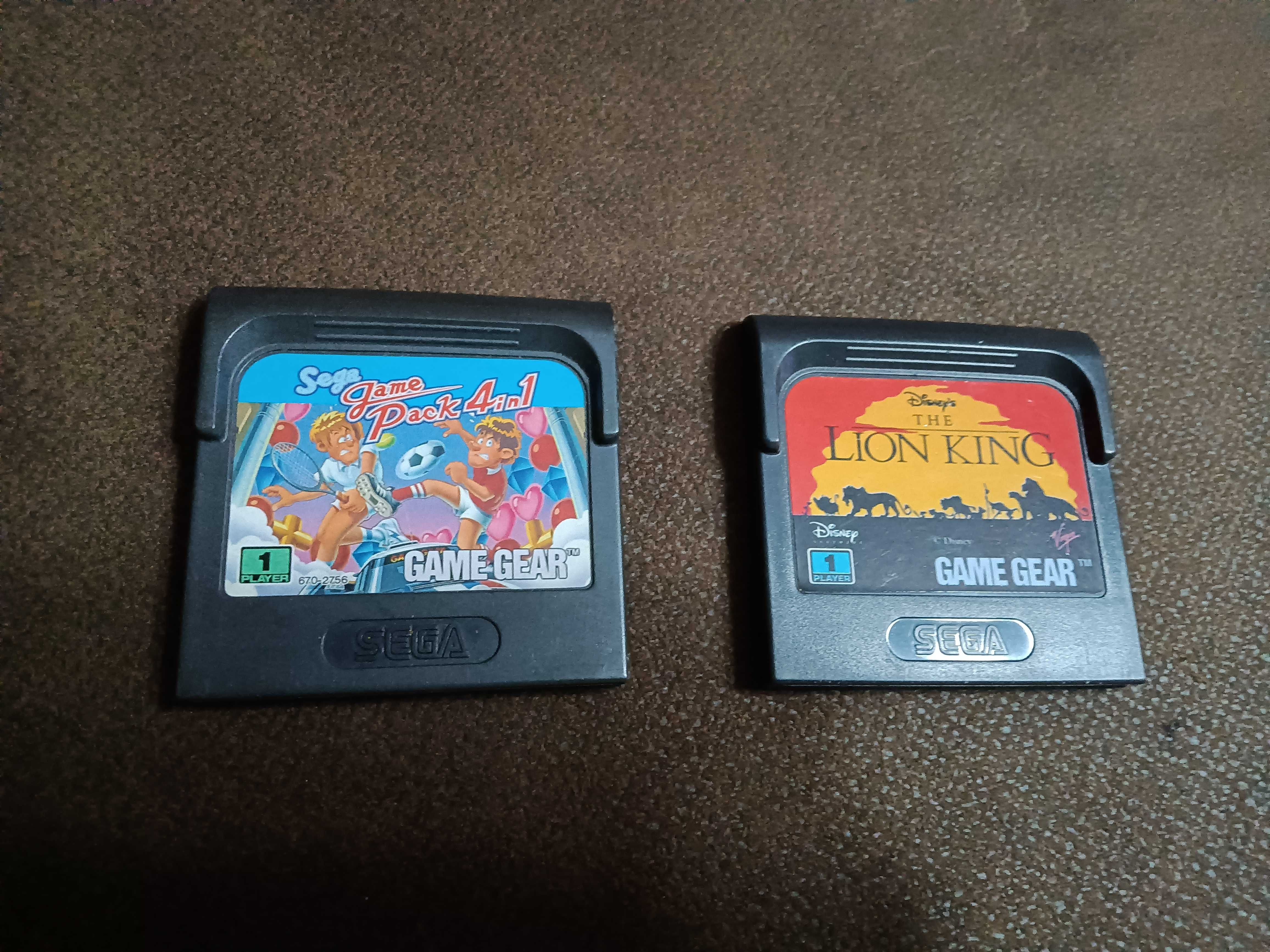 Jogo sega game gear the Lion king e sega game pack 4 in 1