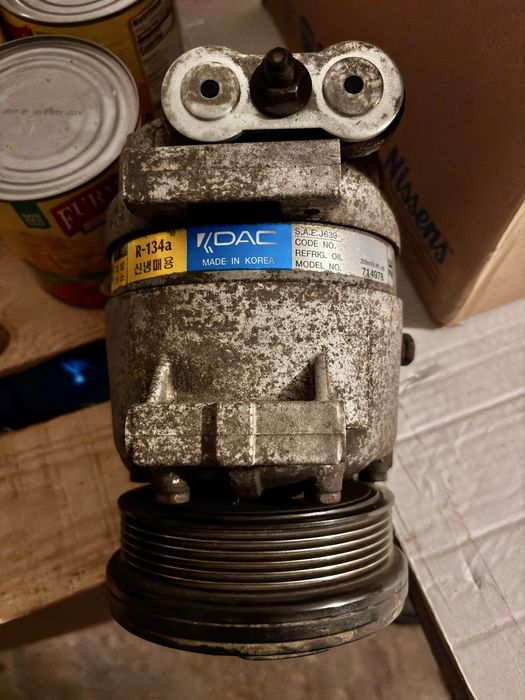 Компресор кондиціонера Aveo T250/255 Lacetti 1.5/1.6 DAC Корея 714978