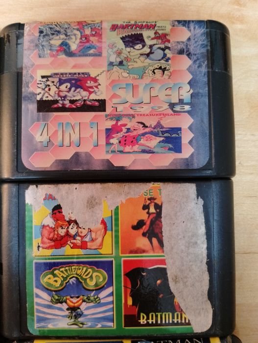 Картриджи Sega Mega Drive