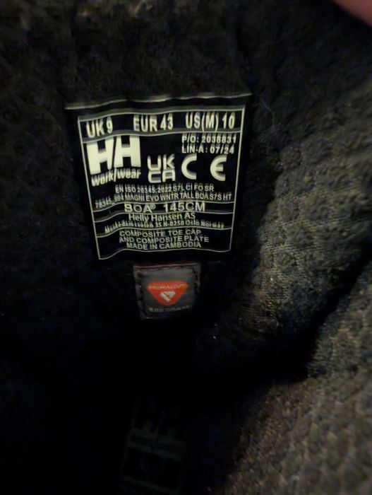 Buty robocze zimowe Helly Hansen Magni Evo Tall Boa S7 Rozmiar 43