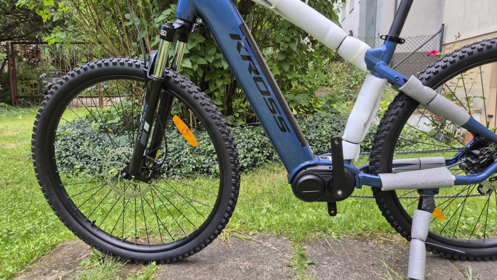 Polski rower elektryczny Kross Hexagon Boost 3.0 wygodny mocny rama L