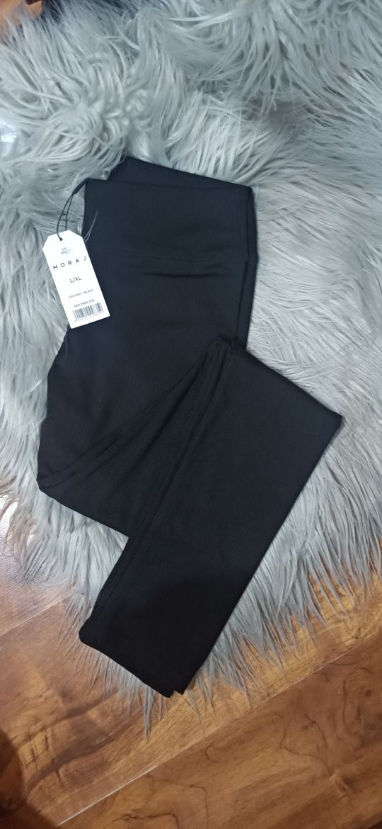 Legginsy damskie prążek L/XL