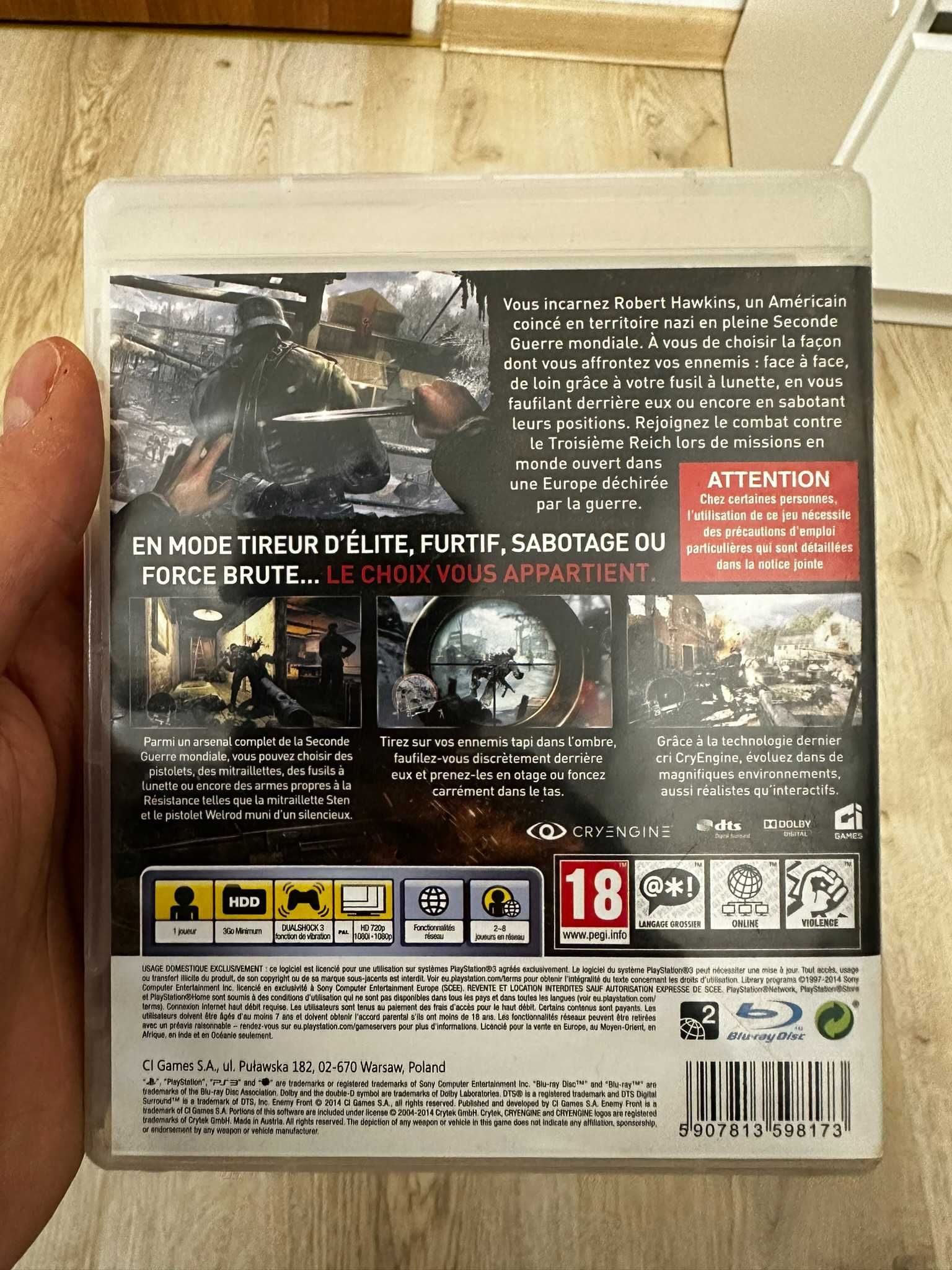 Enemy Front Gra na PS3 używana