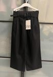 Eleganckie spodnie Zara 116 czrane wide leg szeroka nogawka nowe