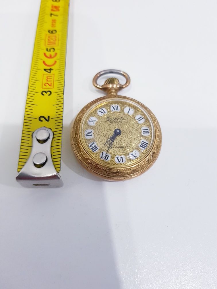 Stary nakręcany zegarek Selecta de Luxe SWISS 1960
