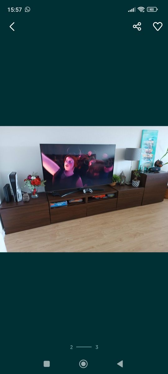 Móvel tv + 3 moveis complementares