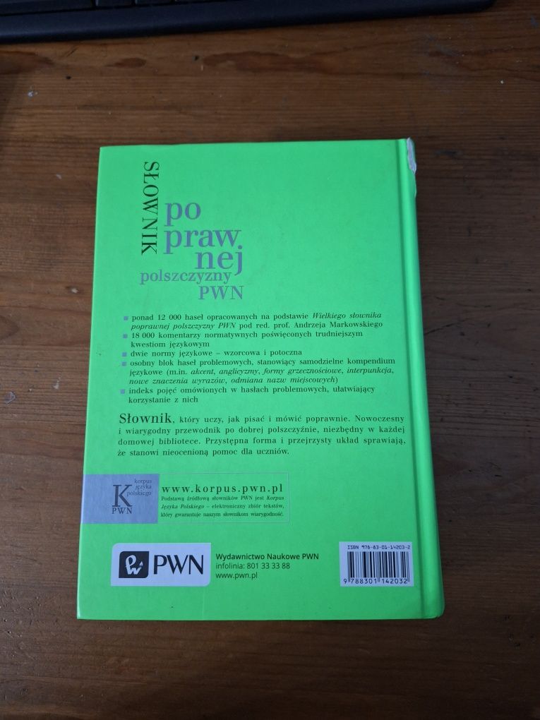 słownik poprawnej polszczyzny pwn
